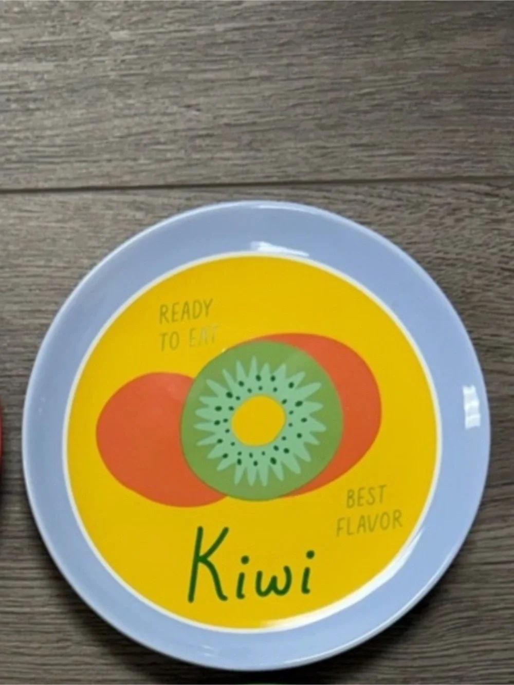 Kiwi Fruit Ceramic Decorative Plate Target Bullseye Playground Spring 2026